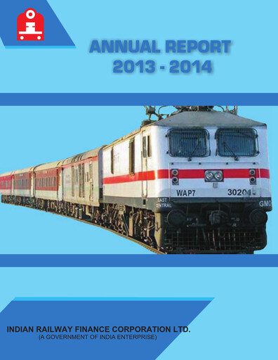 Thumbnail Indian Railway Finance Annual Report 2013-2014