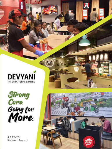Thumbnail Devyani International Annual Report 2022-2023