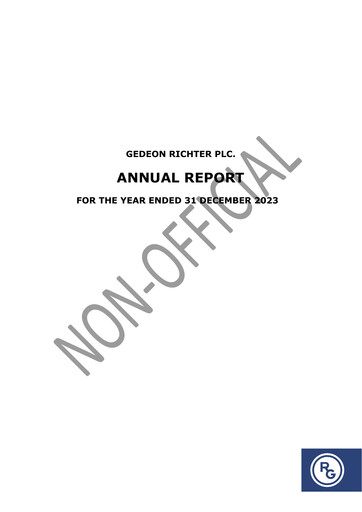 Thumbnail Richter Gedeon Annual Report 2023
