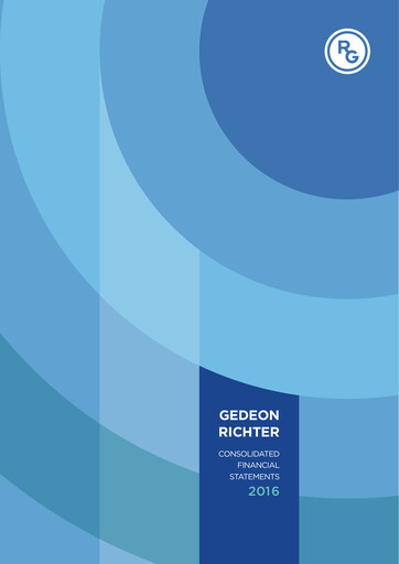 Thumbnail Richter Gedeon Financial Statement 2016