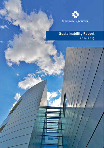 Thumbnail Richter Gedeon Sustainability Report 2014-2015