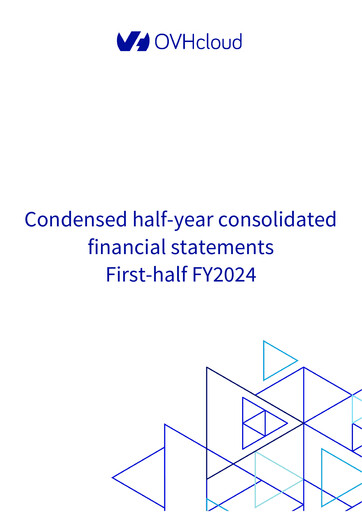 Vorschaubild OVH Groupe Finanzmitteilung 2024-h1