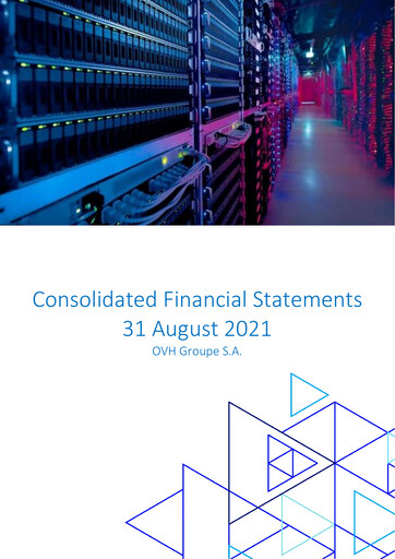 Vorschaubild OVH Groupe Finanzmitteilung fy2021