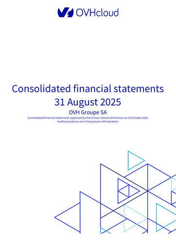 Vorschaubild OVH Groupe Finanzmitteilung fy2025