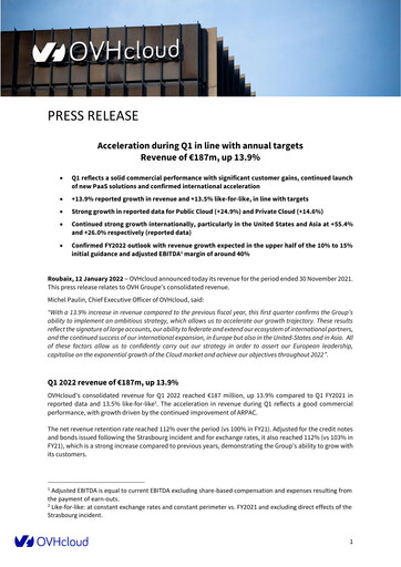 Vorschaubild OVH Groupe Quartalsbericht fy2022-q1