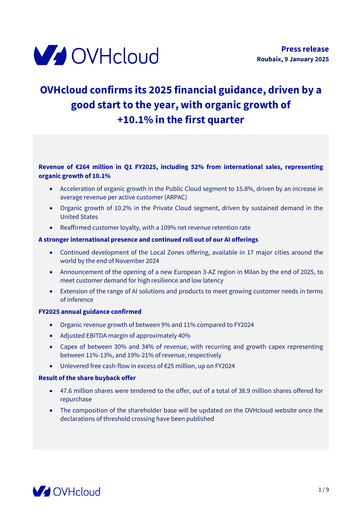 Vorschaubild OVH Groupe Quartalsbericht fy2025-q1