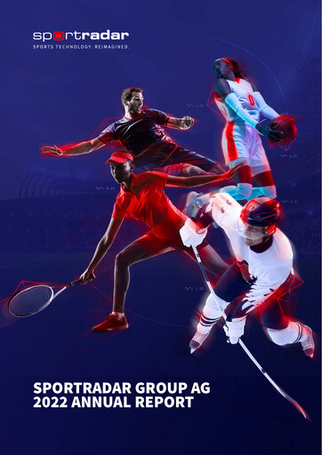 Thumbnail Sportradar Annual Report 2022