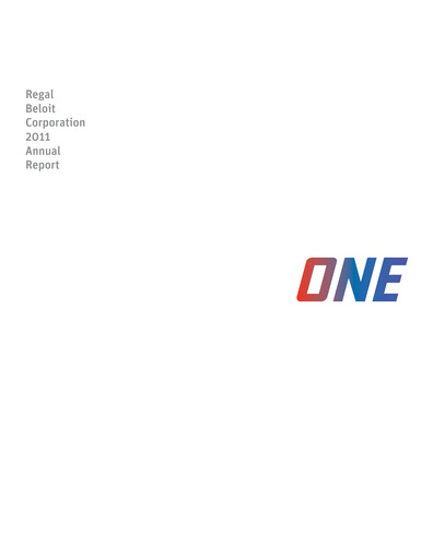 Thumbnail Regal Rexnord Annual Report 2011
