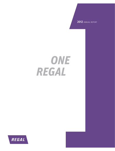 Thumbnail Regal Rexnord Annual Report 2012