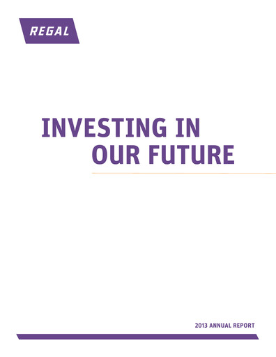Thumbnail Regal Rexnord Annual Report 2013