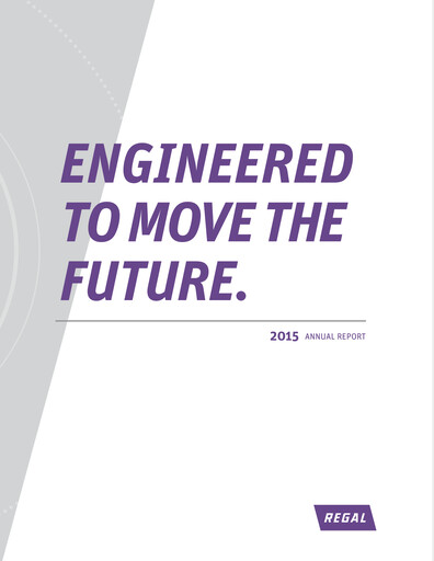 Thumbnail Regal Rexnord Annual Report 2015