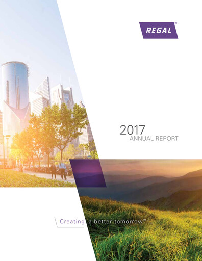 Thumbnail Regal Rexnord Annual Report 2017