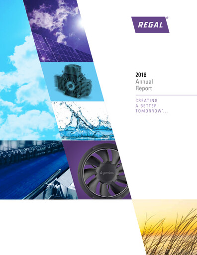 Thumbnail Regal Rexnord Annual Report 2018