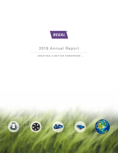 Thumbnail Regal Rexnord Annual Report 2019