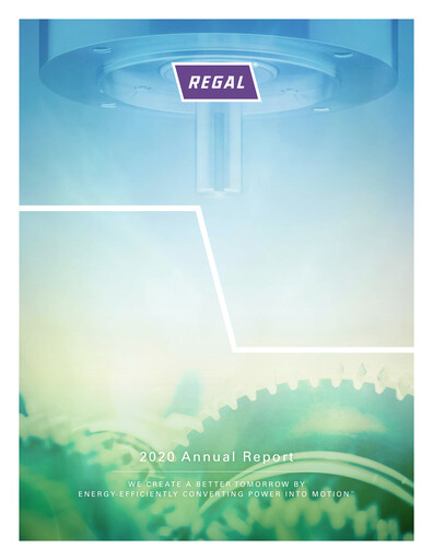 Thumbnail Regal Rexnord Annual Report 2020