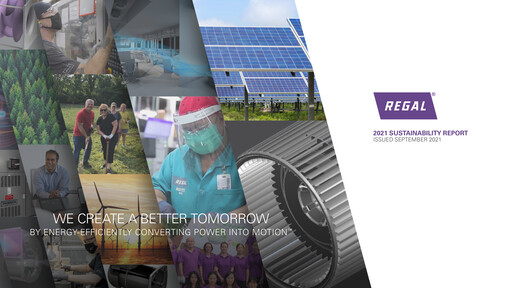 Thumbnail Regal Rexnord Sustainability Report 2021