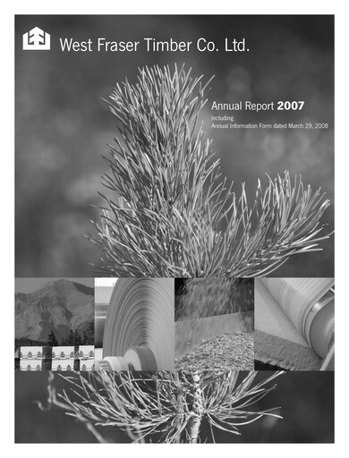 Thumbnail West Fraser Timber Annual Report 2007