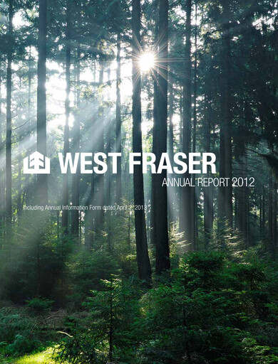 Thumbnail West Fraser Timber Annual Report 2012