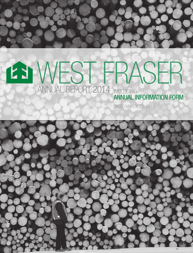 Thumbnail West Fraser Timber Annual Report 2014