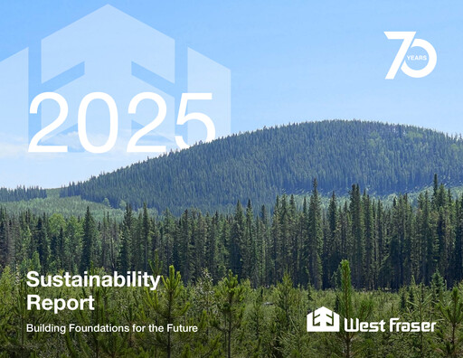 Miniature West Fraser Timber Rapport de durabilité 2025