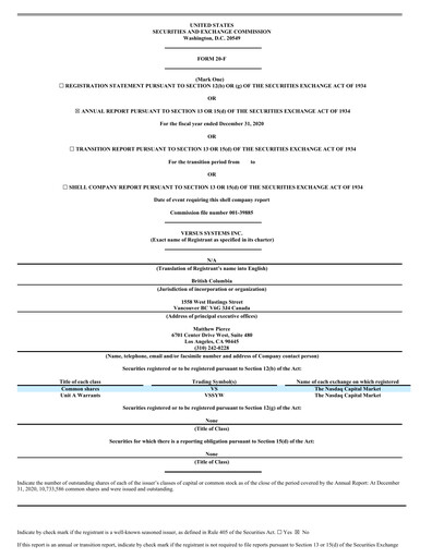 Vorschaubild Versus Systems Jahresbericht 2020