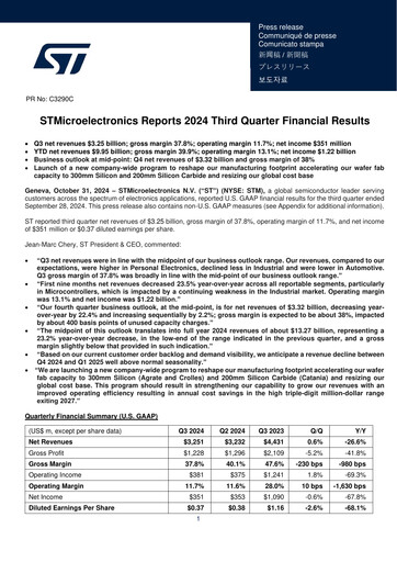 Thumbnail STMicroelectronics Quarterly Report 2024-q3