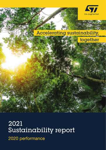 Thumbnail STMicroelectronics Sustainability Report 2021