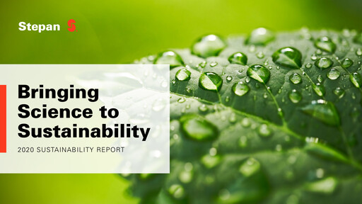 Thumbnail Stepan Company
 Sustainability Report 2020