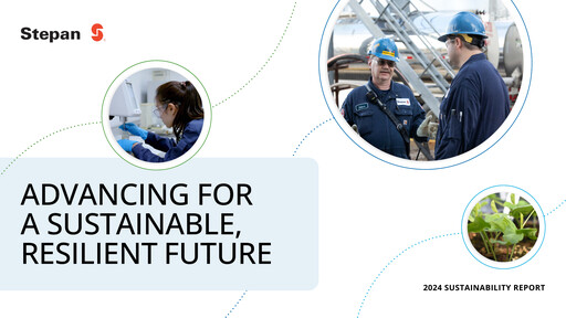 Thumbnail Stepan Company
 Sustainability Report 2024