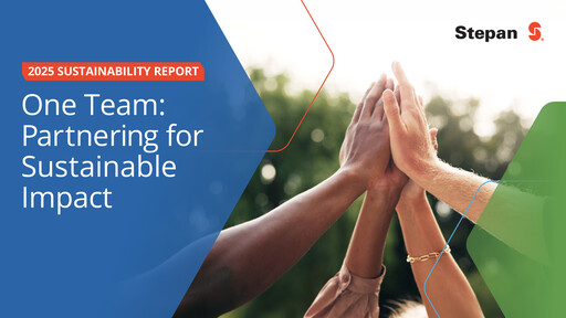 Thumbnail Stepan Company
 Sustainability Report 2025