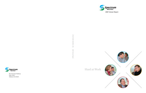 Thumbnail Spectrum Brands
 Annual Report 2007