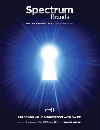 Thumbnail Spectrum Brands
 Annual Report 2012