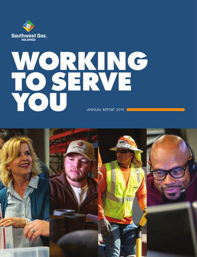 Thumbnail Southwest Gas
 Annual Report 2019