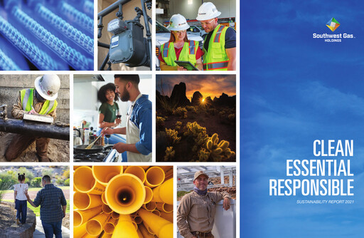 Thumbnail Southwest Gas
 Sustainability Report 2021