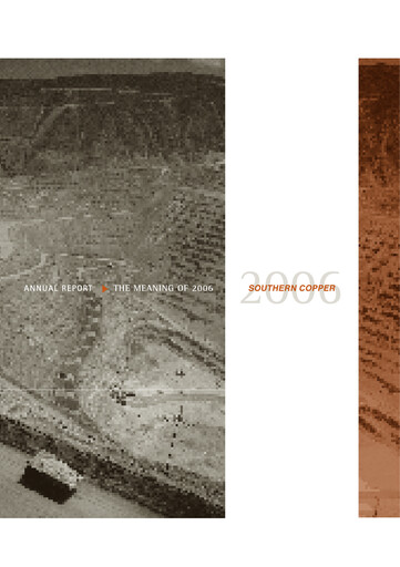 Thumbnail Southern Copper Annual Report 2006