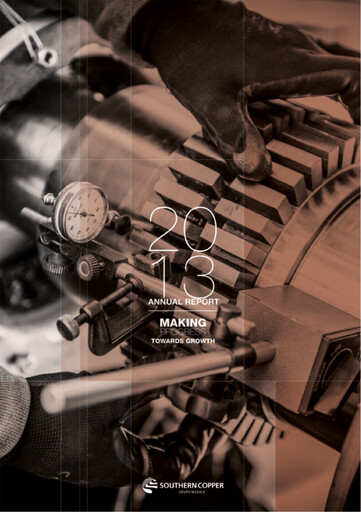Thumbnail Southern Copper Annual Report 2013