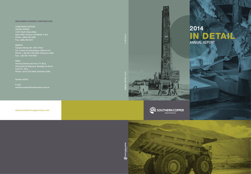 Thumbnail Southern Copper Annual Report 2014