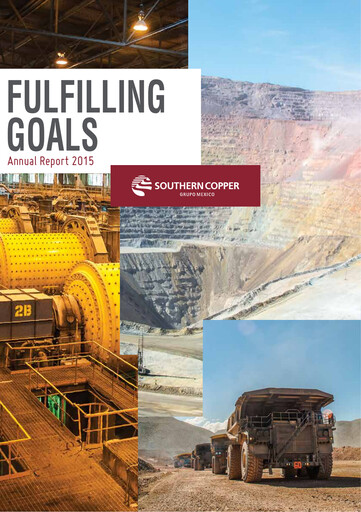 Thumbnail Southern Copper Annual Report 2015