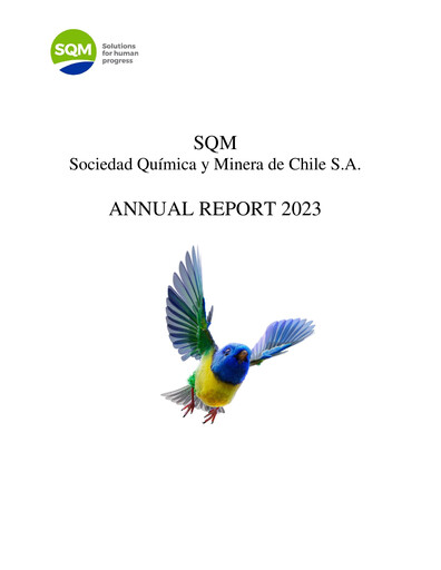 Thumbnail Sociedad Química y Minera Annual Report 2023