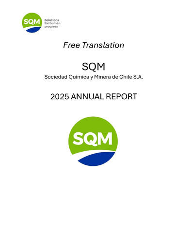 Thumbnail Sociedad Química y Minera Annual Report 2025