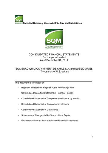 Thumbnail Sociedad Química y Minera Financial Statement 2011