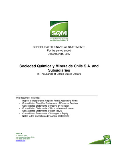 Thumbnail Sociedad Química y Minera Financial Statement 2017