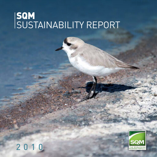 Thumbnail Sociedad Química y Minera Sustainability Report 2010
