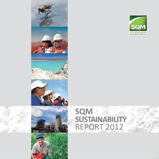 Thumbnail Sociedad Química y Minera Sustainability Report 2012