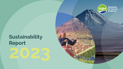Thumbnail Sociedad Química y Minera Sustainability Report 2023