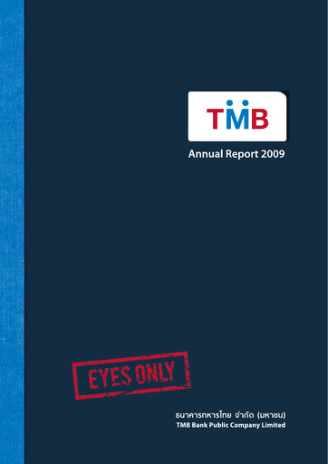 Thumbnail TMBThanachart Bank (ttb)

 Annual Report 2009