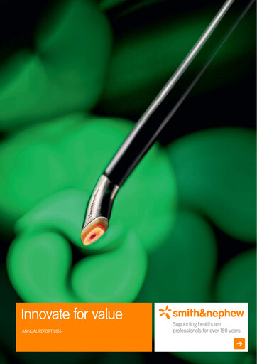 Thumbnail Smith & Nephew
 Annual Report 2016