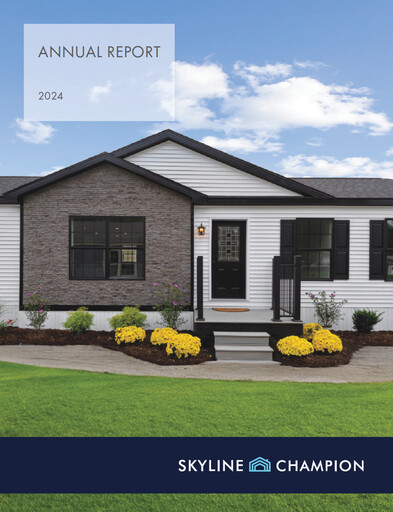 Thumbnail Champion Homes Annual Report 2024