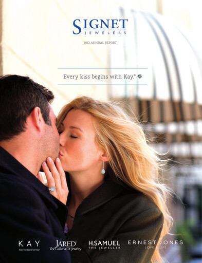 Miniature Signet Jewelers
 Rapport annuel 2013