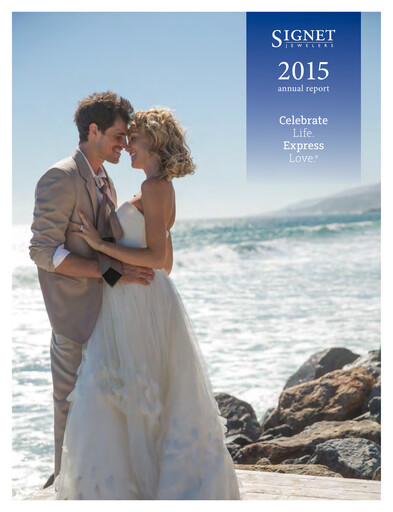 Miniature Signet Jewelers
 Rapport annuel 2015
